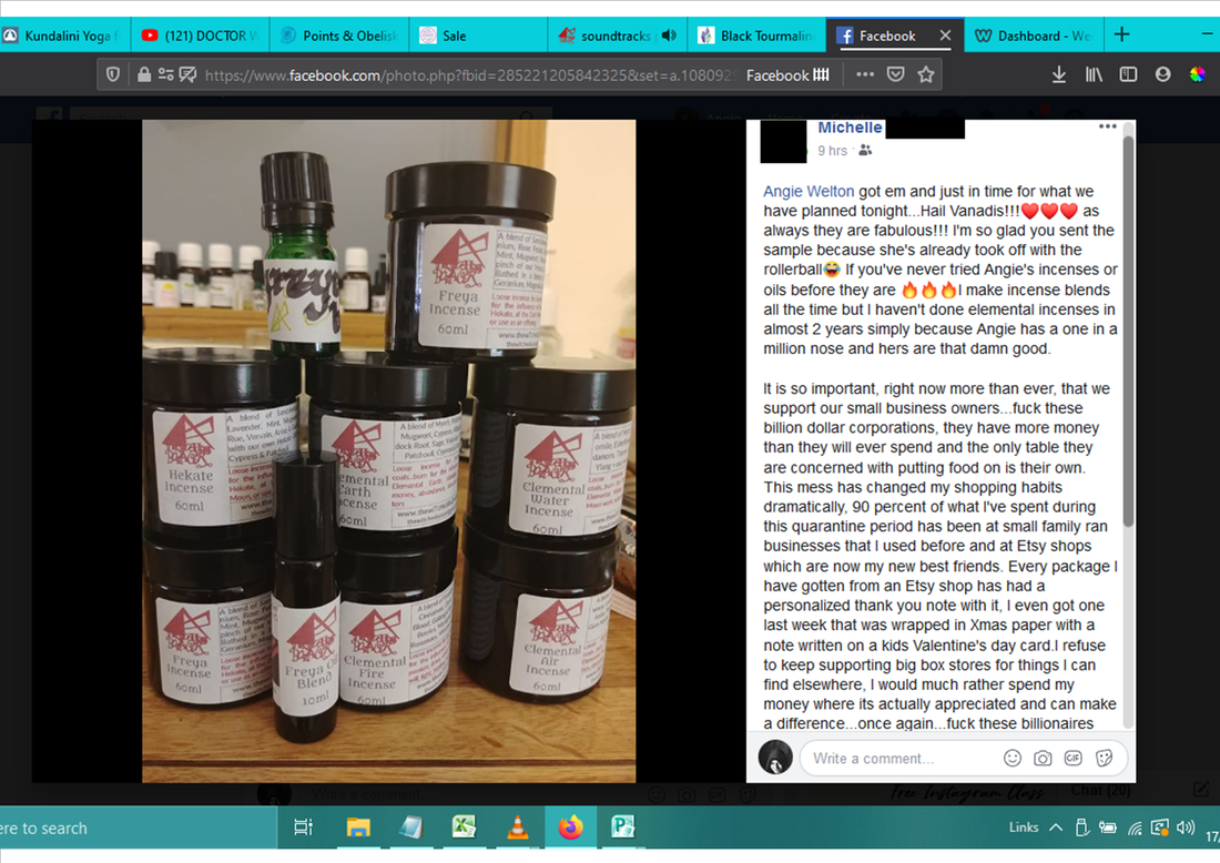 A picture of a social media post fromone of our best customers...bigging us up!